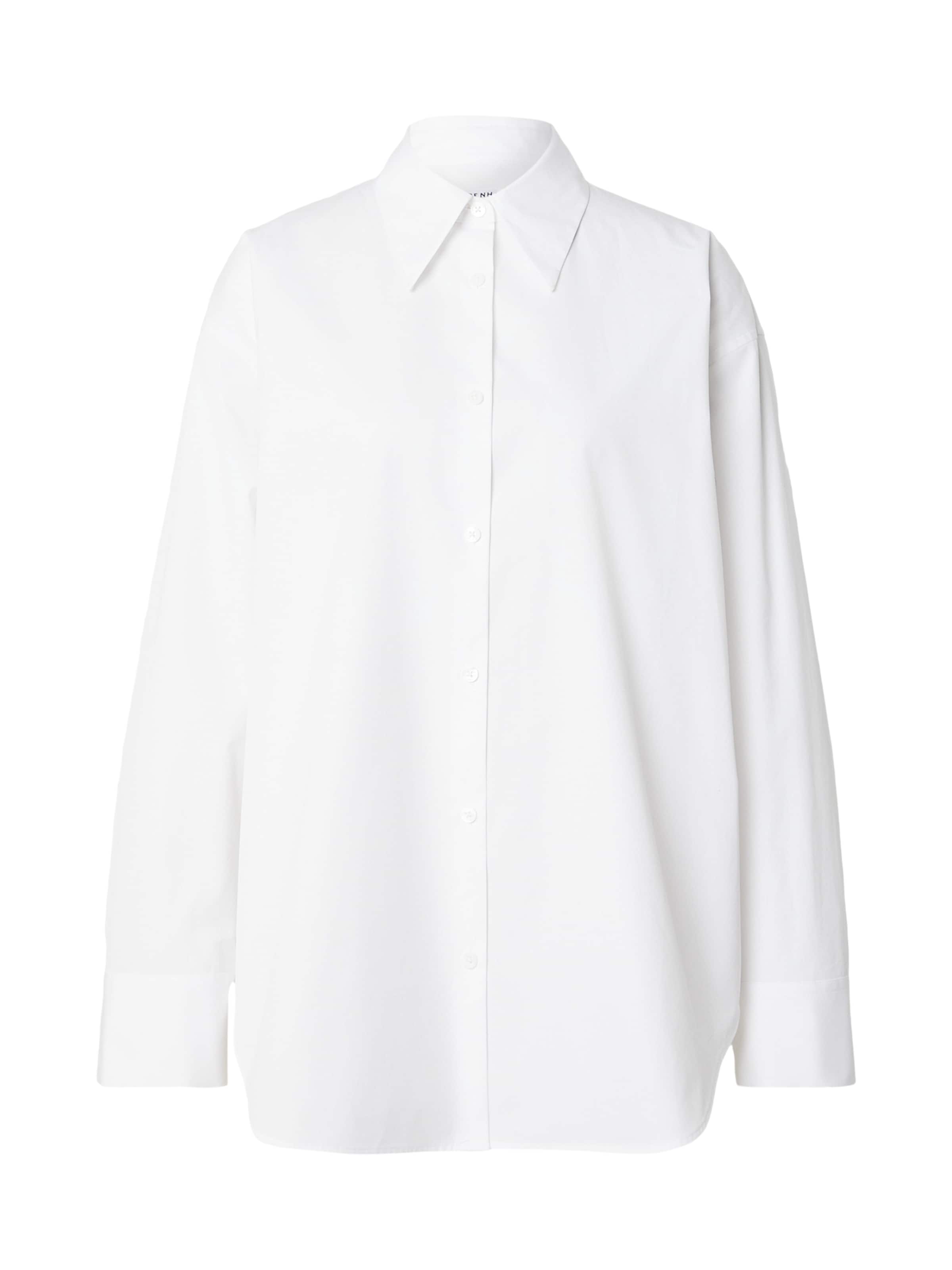 Copenhagen Studios Blouse in Wit: voorkant