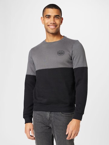 BLEND - Sweatshirt em cinzento: frente