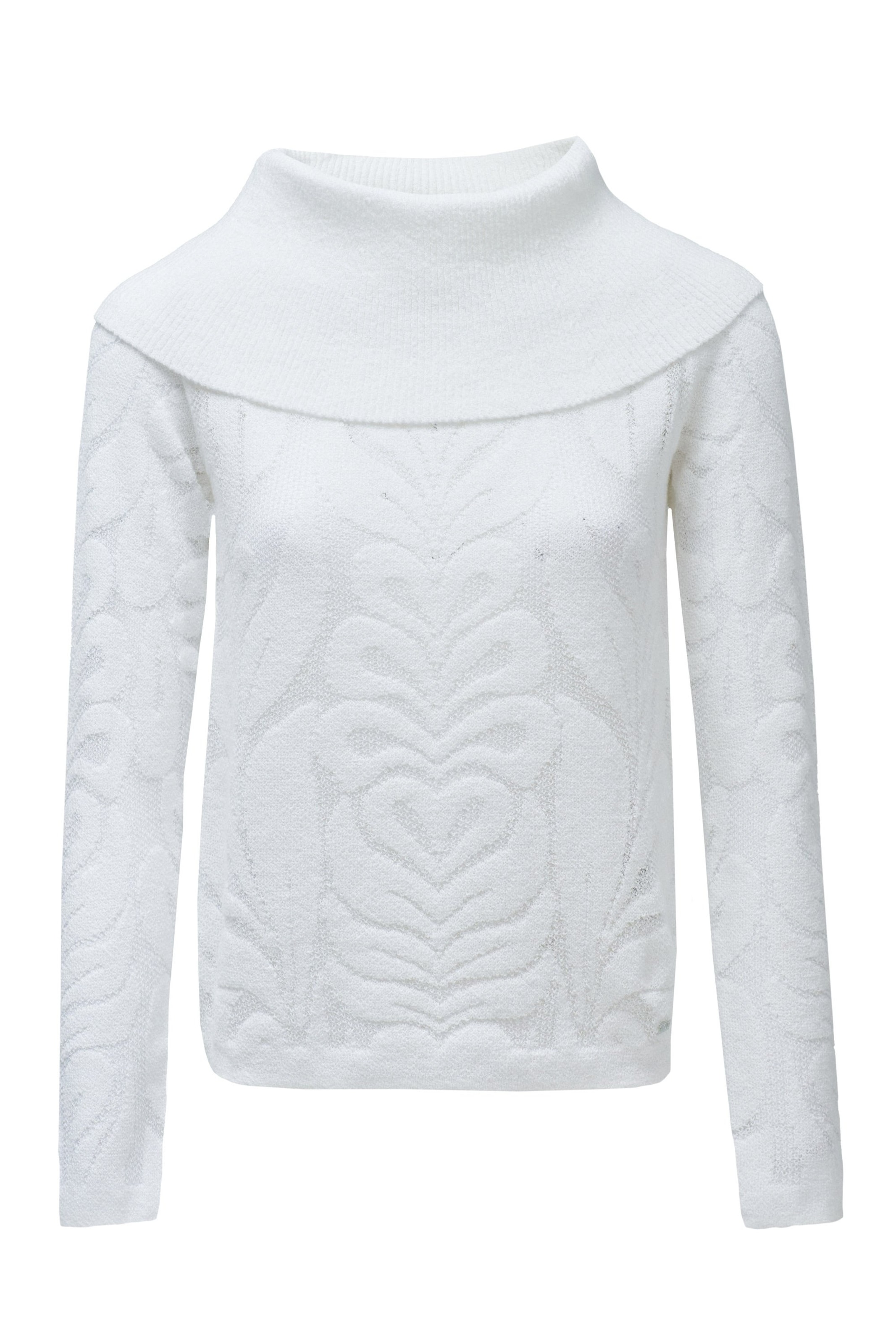 Salsa Jeans Langarm-shirts in Weiß: Vorderseite