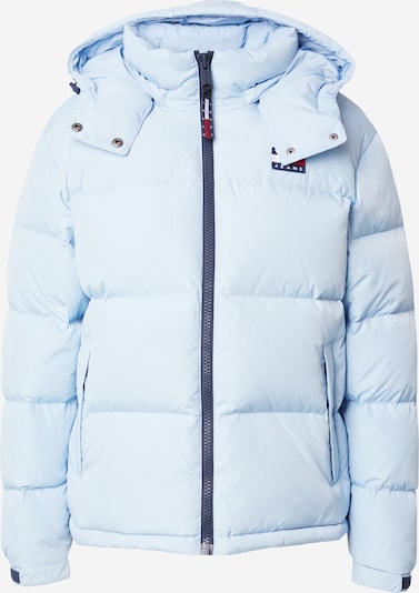 Tommy Jeans Veste d’hiver 'Alaska' en bleu marine / bleu pastel / rouge / blanc, Vue avec produit