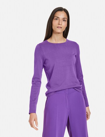 GERRY WEBER Sweter w kolorze fioletowy: przód