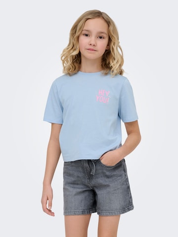 ONLY GIRLS - Camiseta 'KOGREXI' en azul: frente