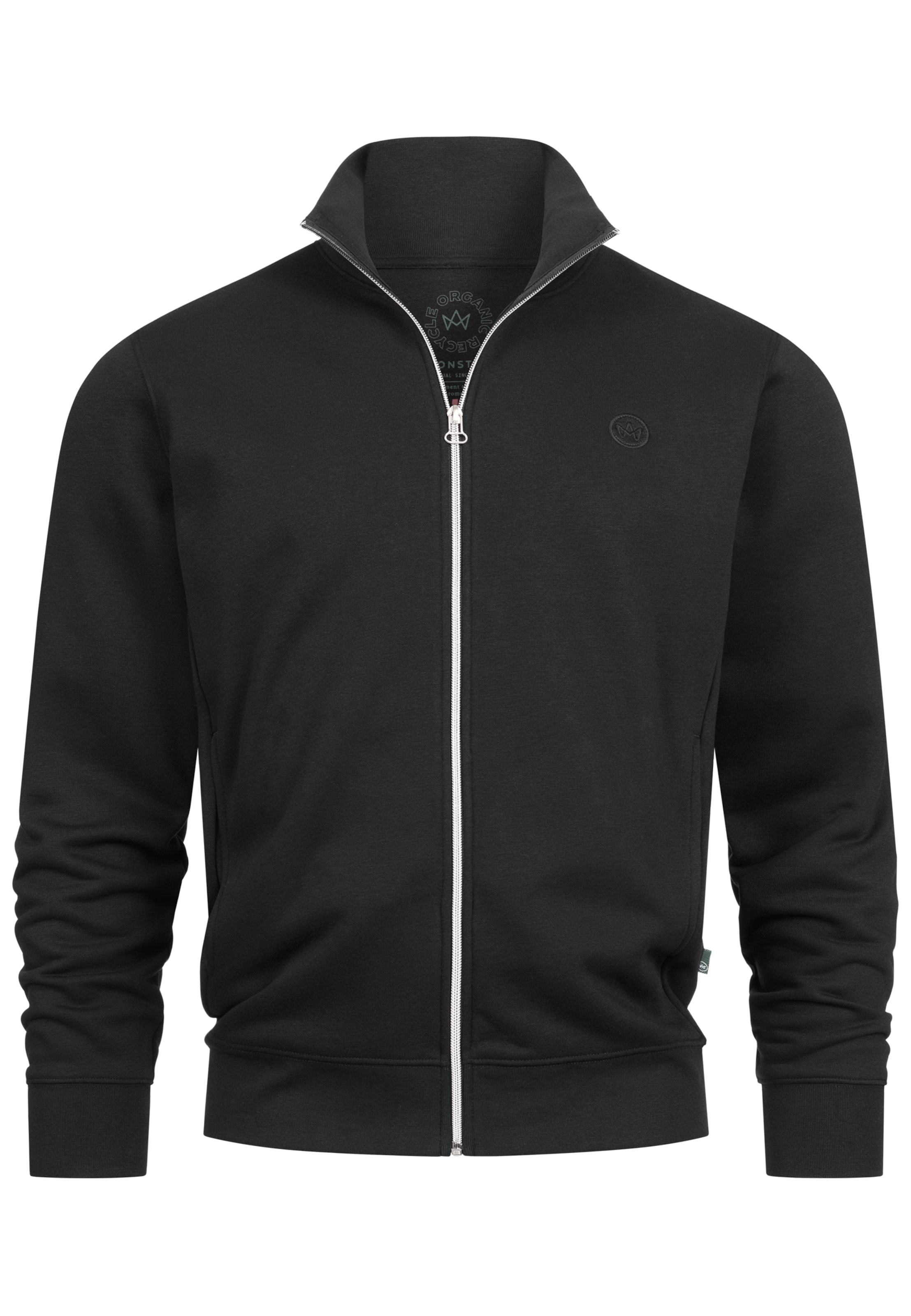 Kronstadt Sweat jacket in Black: front
