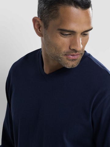 Pyjama long bonprix en bleu