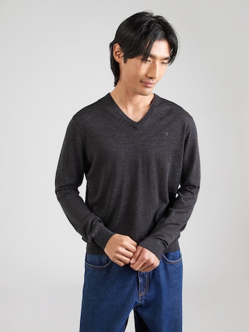 Hackett London Trui in Grijs: voorkant