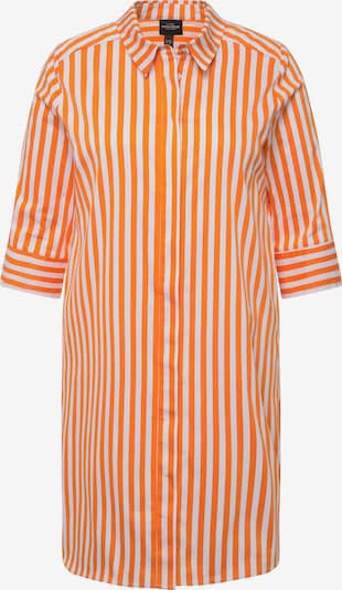 Ulla Popken Bluse in dunkelorange / weiß, Produktansicht