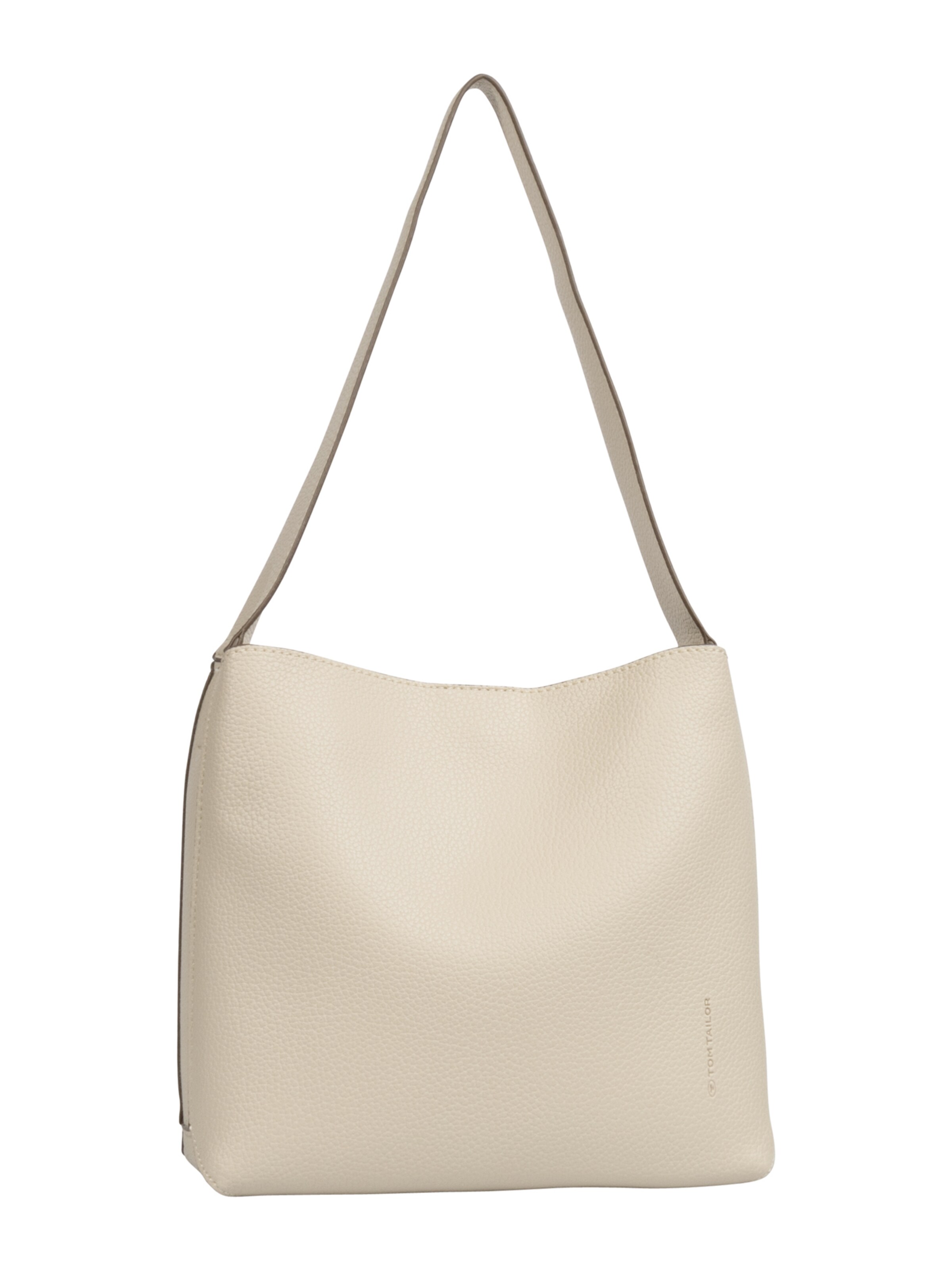 TOM TAILOR Schultertasche 'Angie' in Weiß: Vorderseite