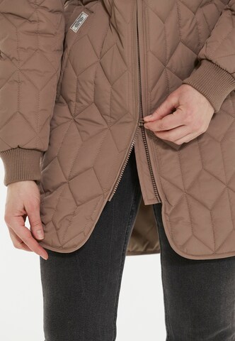 Weather Report Outdoor Coat 'Nokka' in Brown