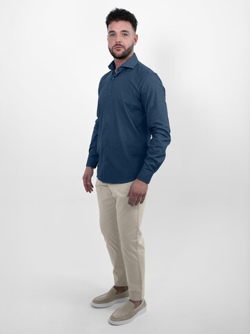 Vercate Regular Fit Businesshemd 'No. 5' in Blau