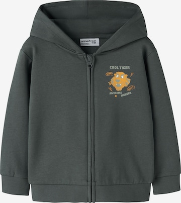 NAME IT Sweatvest 'NMMVoltinus' in Grijs: voorkant