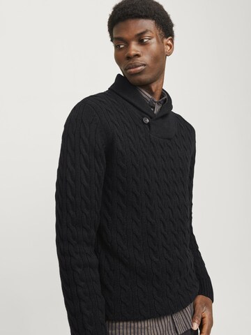 JACK & JONES Pullover 'JPRBlucrash' i sort