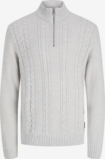 JACK & JONES Pullover 'JJJAMES' in XS in weißmeliert, Produktansicht