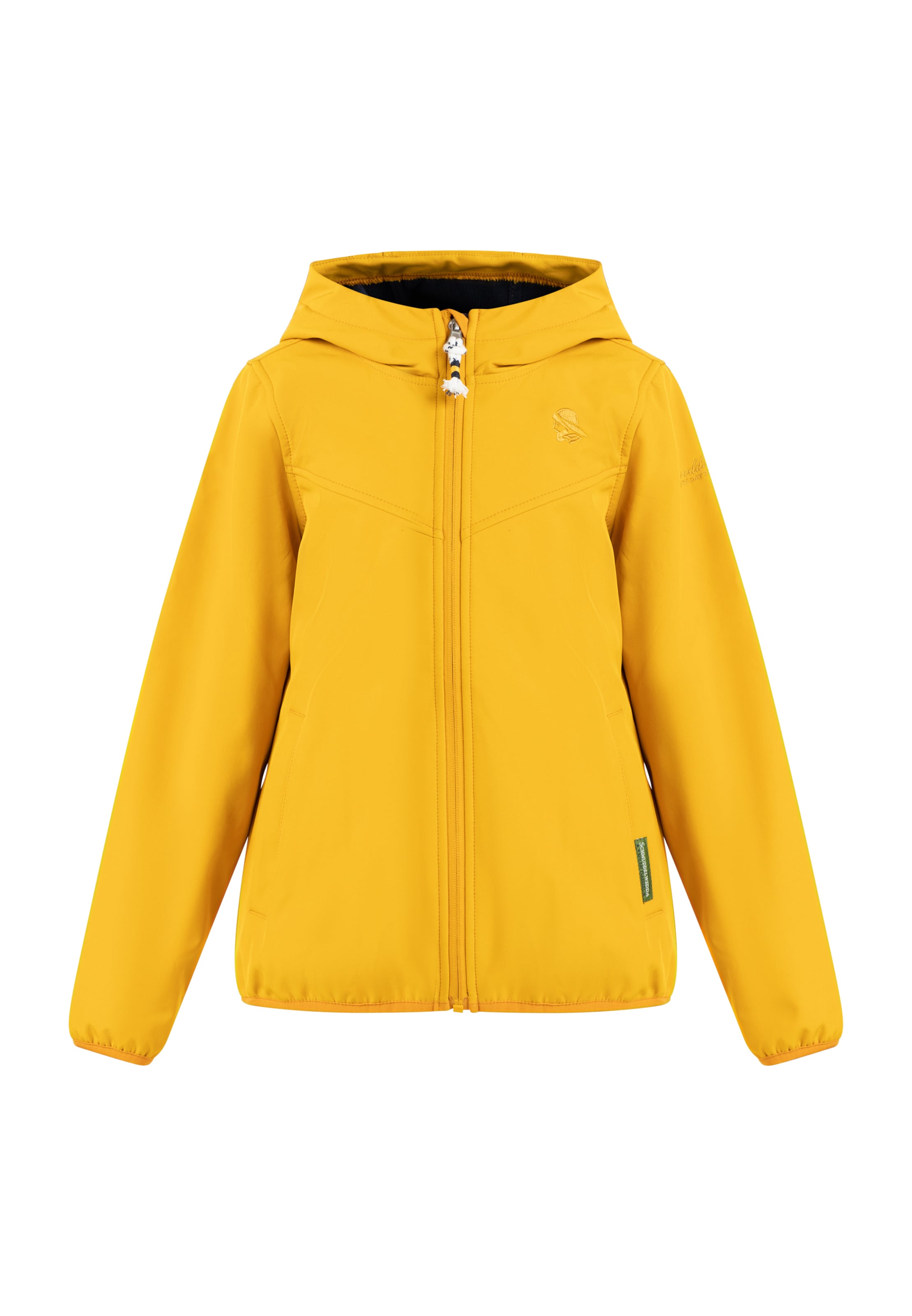 Schmuddelwedda Funktionsjakke i gul: forside
