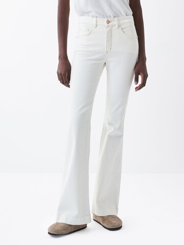 Salsa Jeans Flared Jeans 'Faith' in Beige: voorkant