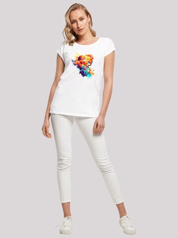 T-shirt 'Basketball' F4NT4STIC en blanc