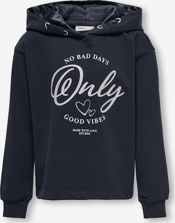 KIDS ONLY Sweatshirt 'Wendy' i blå: forside