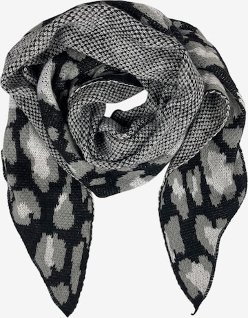 Écharpe 'Leopard' Kumixi en noir : devant
