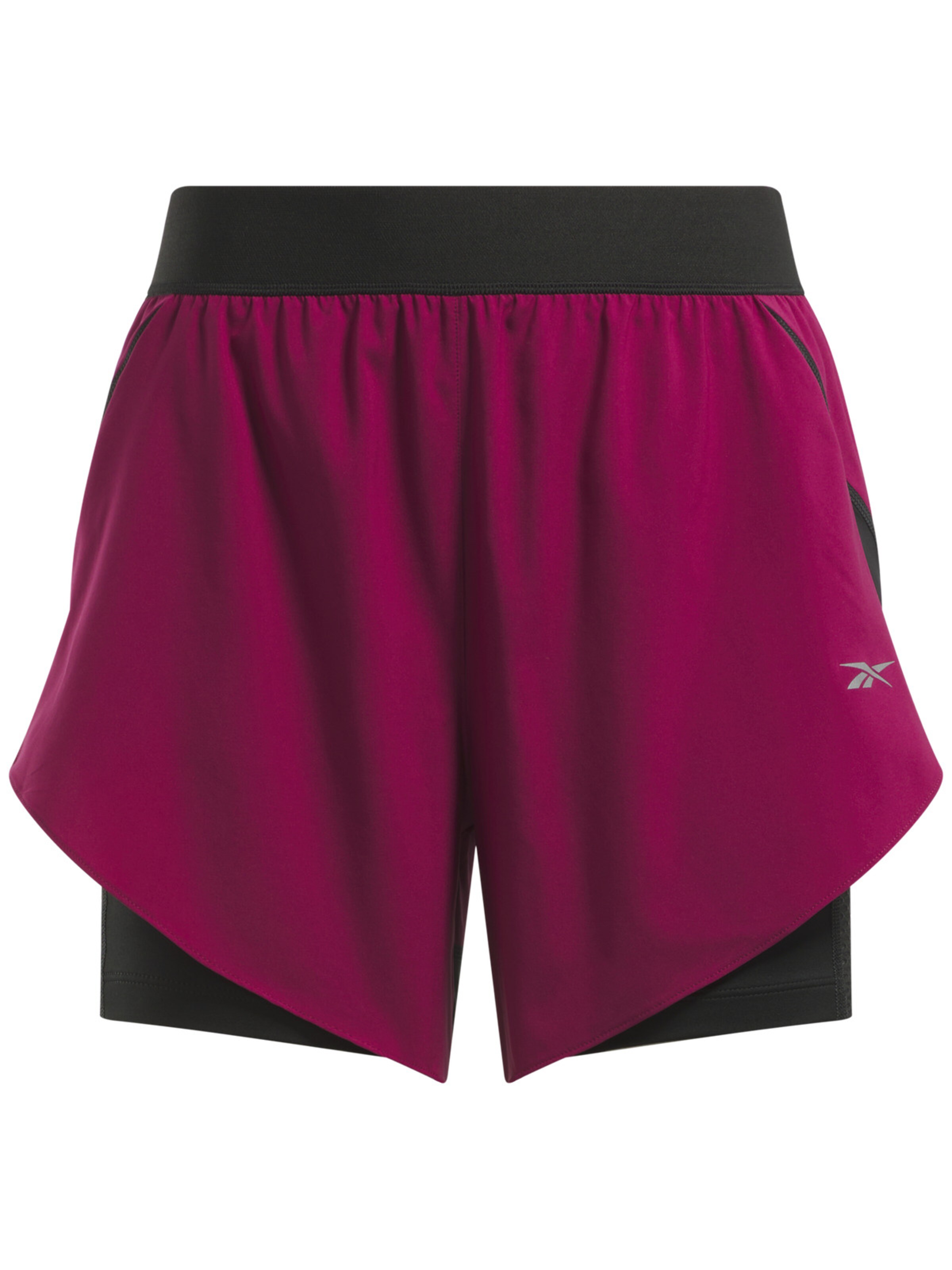 Reebok Regular Sportshorts in Pink: Vorderseite