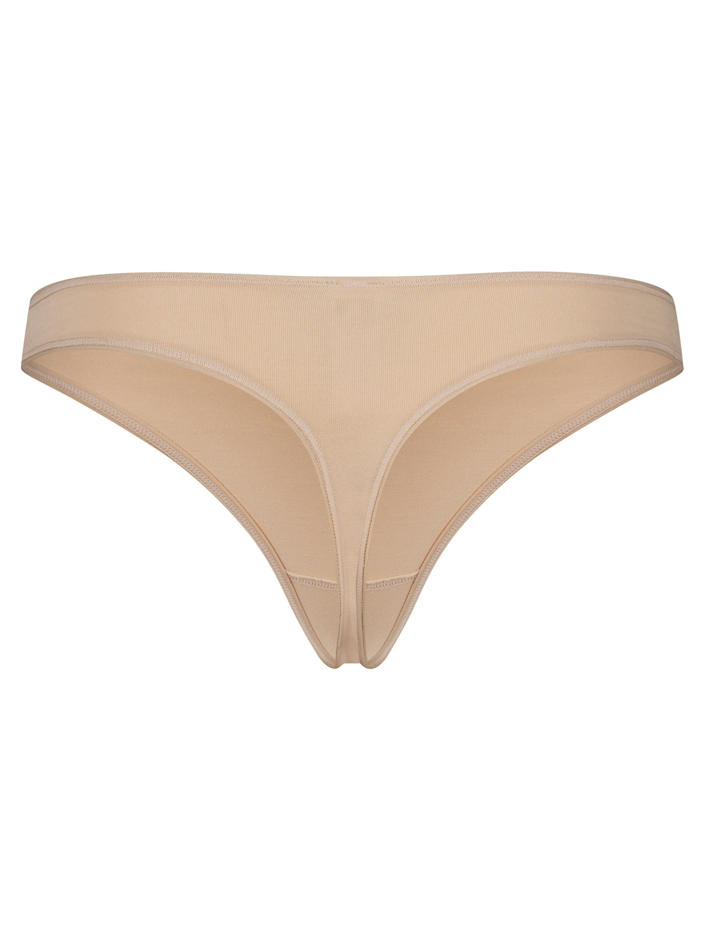 Skiny String '2er P String Advantage Cotton Stretch'‌‌‌‌‌‌‌‌ in Beige