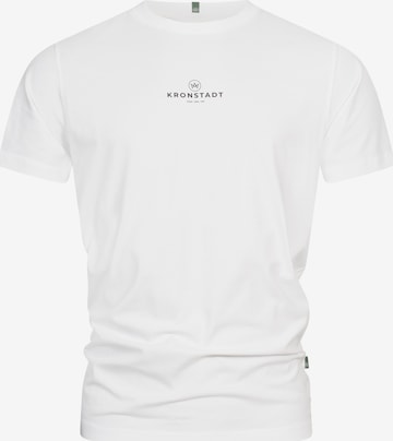 Kronstadt T-shirt 'Conrad' in Weiß: Vorderseite