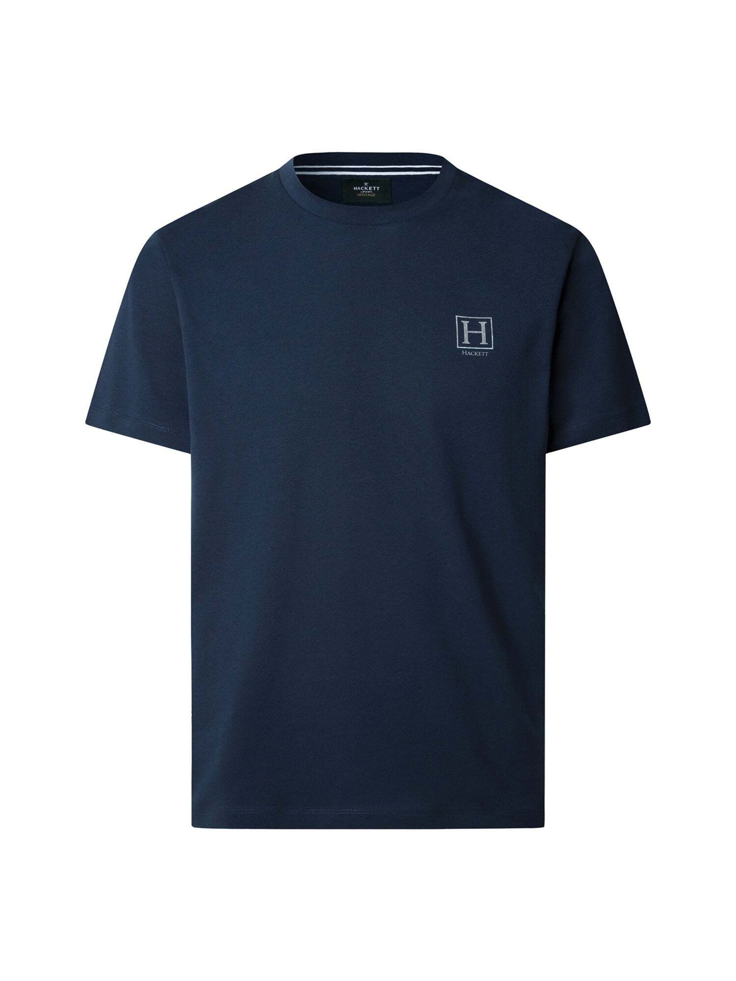 T-Shirt Hackett London en bleu : devant