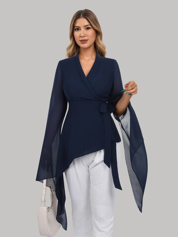 LapaPlus Blouse in Blauw