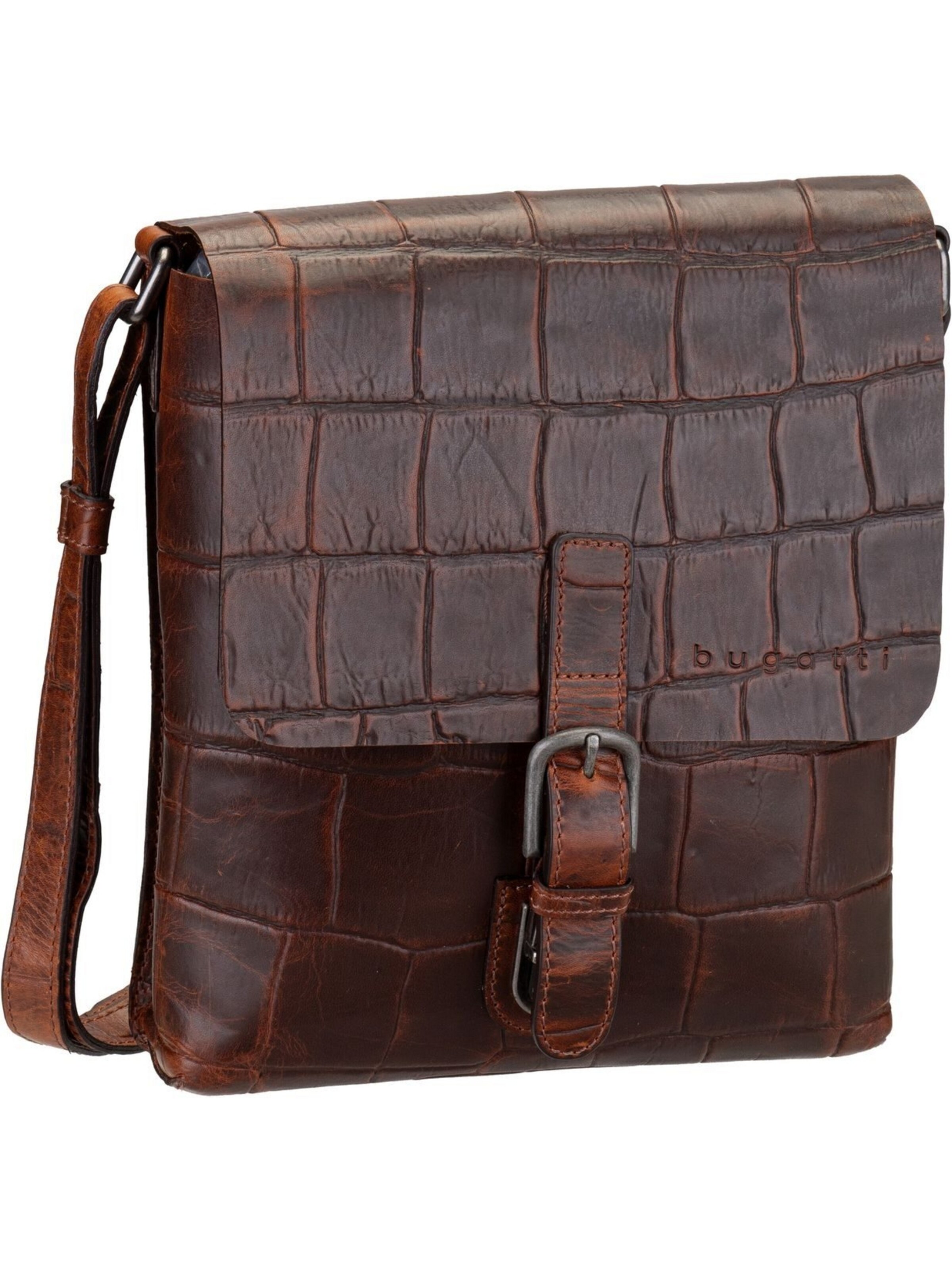 bugatti Schoudertas 'Nevio' in Bruin: voorkant