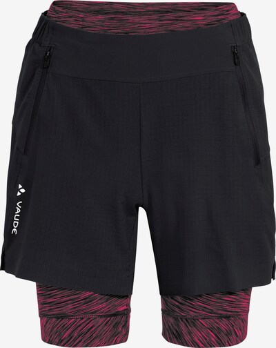 VAUDE Calças de desporto 'Altissimi' em rosa / preto / branco, Vista do produto