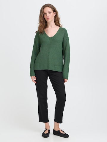ICHI Sweater 'IHCHana' in Green: front