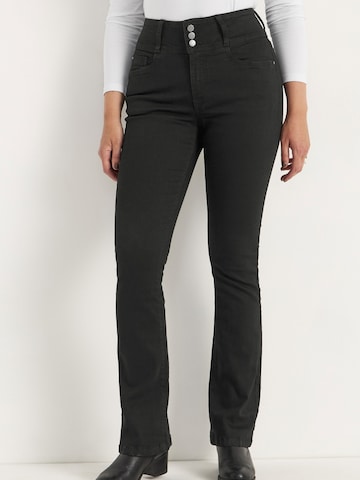 Cellbes of Sweden Bootcut Jeans in Schwarz: Vorderseite