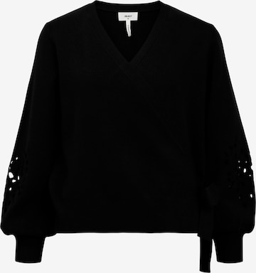 OBJECT Knit Cardigan 'Reynard' in Black: front