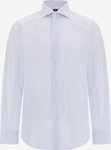 Boggi Milano Regular Fit Businesspaita värissä sininen: etupuoli