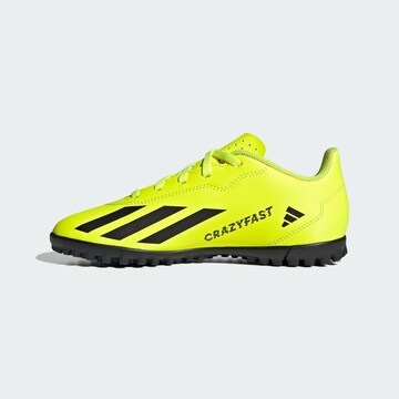 ADIDAS PERFORMANCE Athletic Shoes 'X Crazyfast Club TF' in Yellow