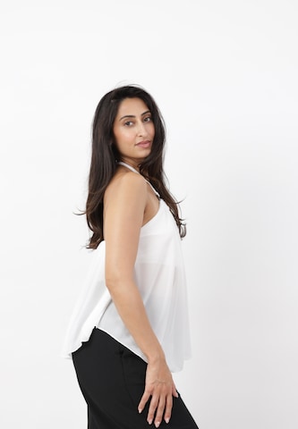 Elara Top in Wit