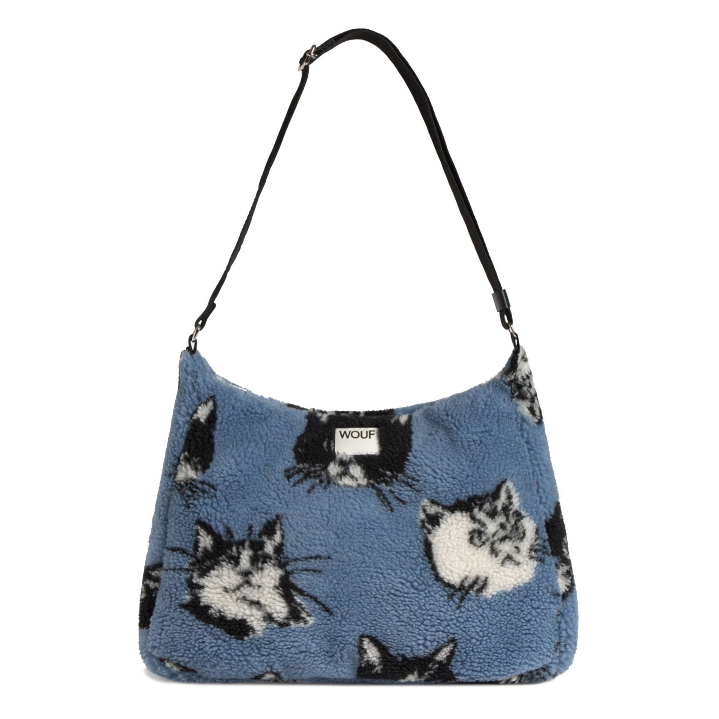 Sac à bandoulière 'Teddy' Wouf en bleu : devant