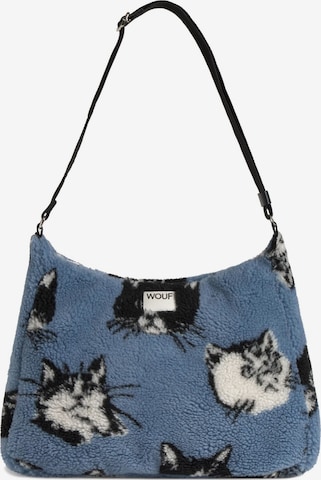 Sac à bandoulière 'Teddy' Wouf en bleu : devant