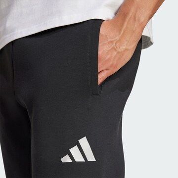 ADIDAS PERFORMANCE Tapered Sports trousers 'Benfica Seasonal' in Black