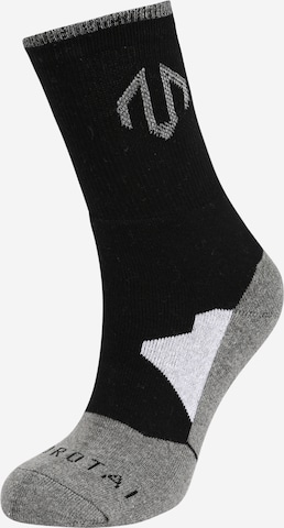 MOROTAI Athletic Socks in Black: front