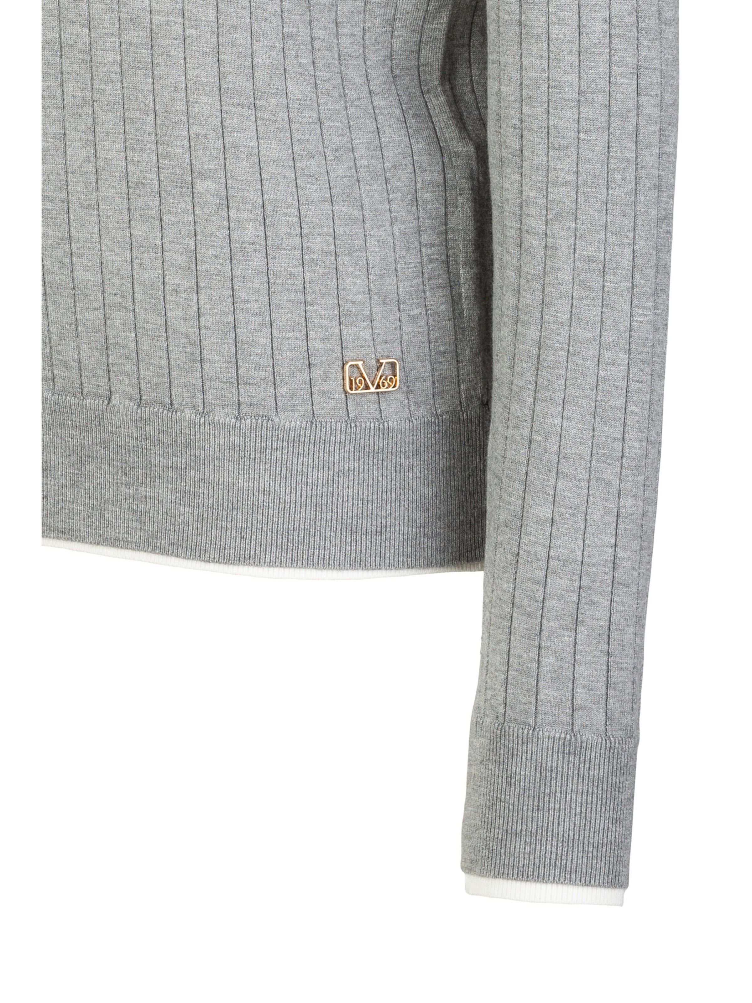 19V69 ITALIA Strickjacke 'Caro' in Grau