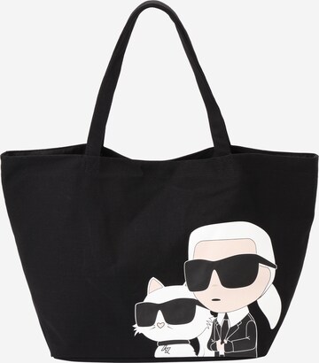 Karl Lagerfeld - Shopper 'IKONIK 2.0' en negro: frente