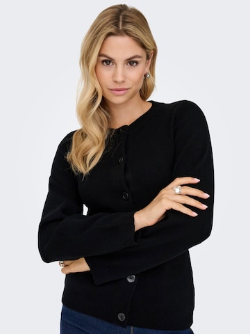Cardigan 'ONLKATIA' ONLY en noir : devant