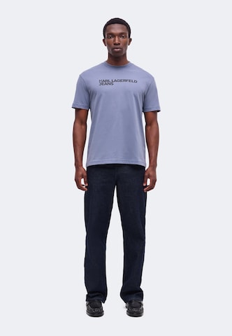 Tricou 'Essential' de la KARL LAGERFELD JEANS pe albastru