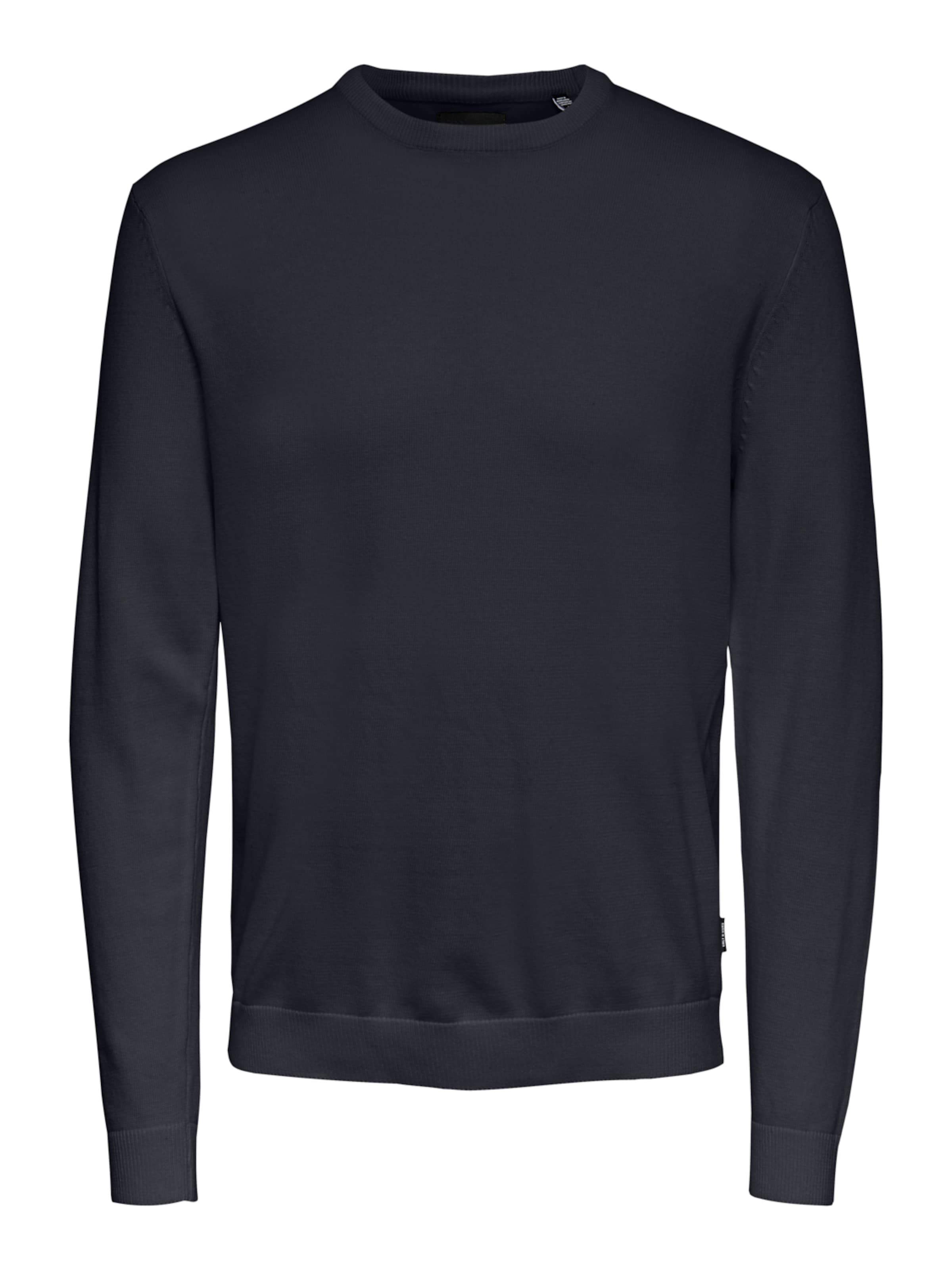 Only & Sons Pull-over 'Alex' en bleu nuit, Vue avec produit