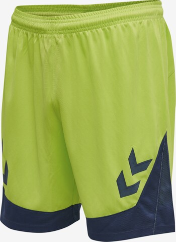 Regular Pantalon de sport 'Lead Poly' Hummel en vert