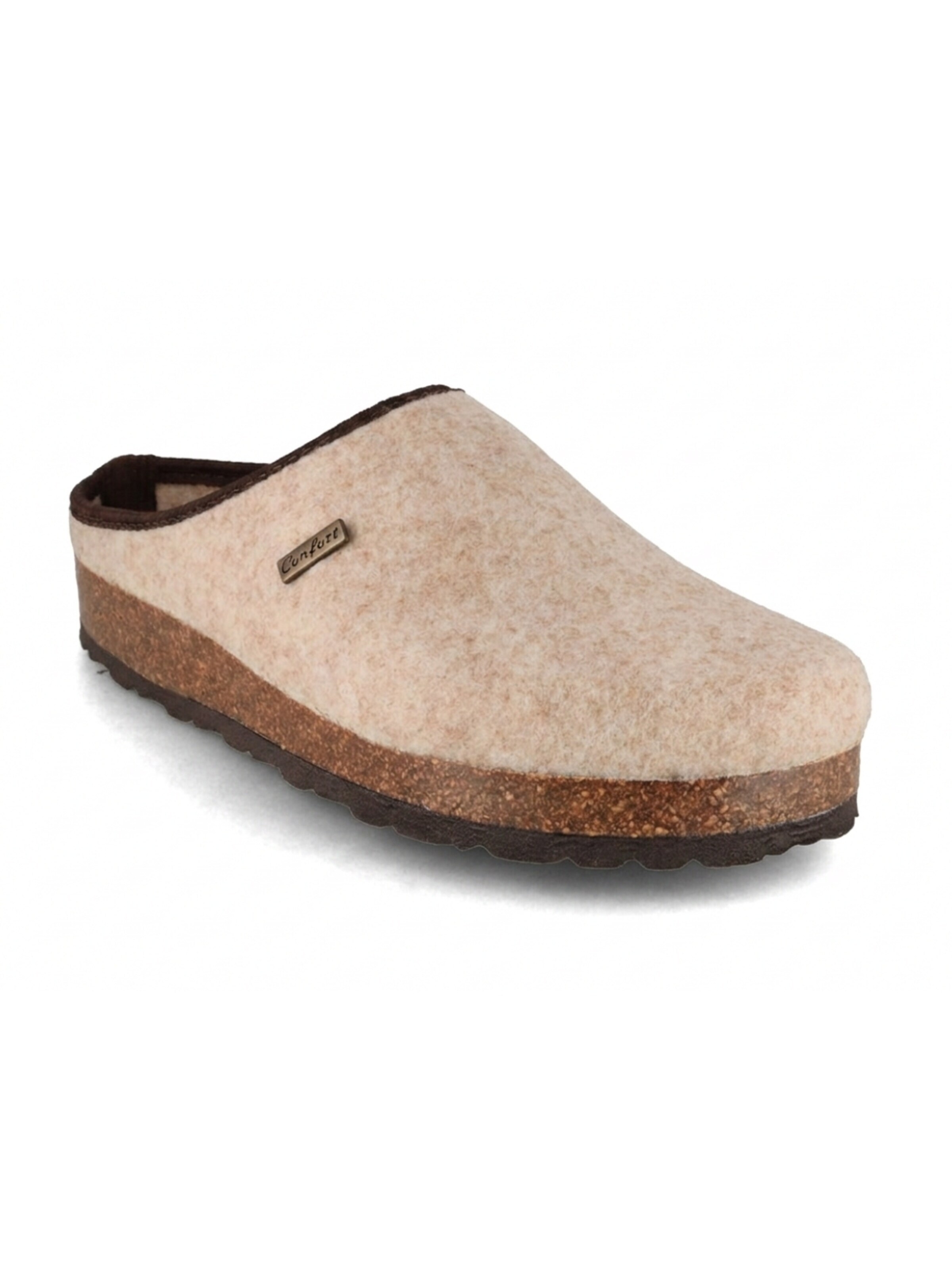 Tuffeln Slipper 'Komfort' in Beige: front