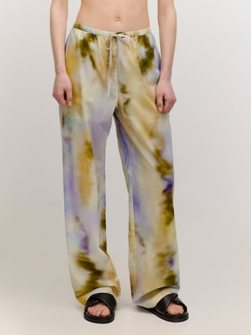évasé Pantalon 'Eileen' EDITED en mélange de couleurs : devant