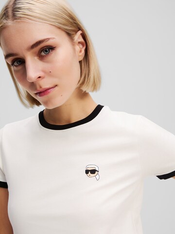 Karl Lagerfeld Shirt 'Ikon' in Beige