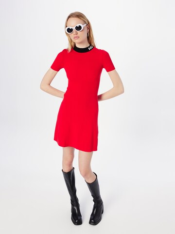 HUGO Red Dress 'Sarty' in Red