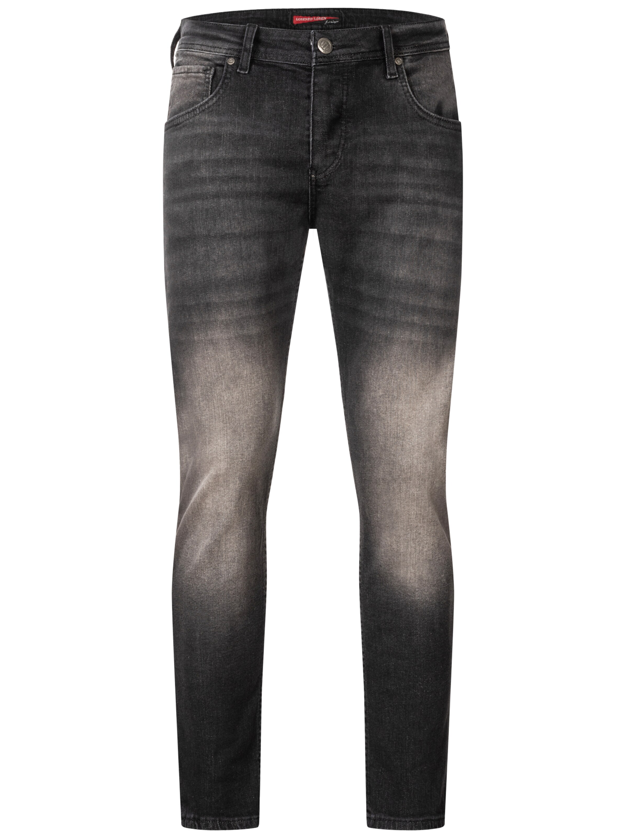 Lorenzo Loren Regular Jeans in Black: front