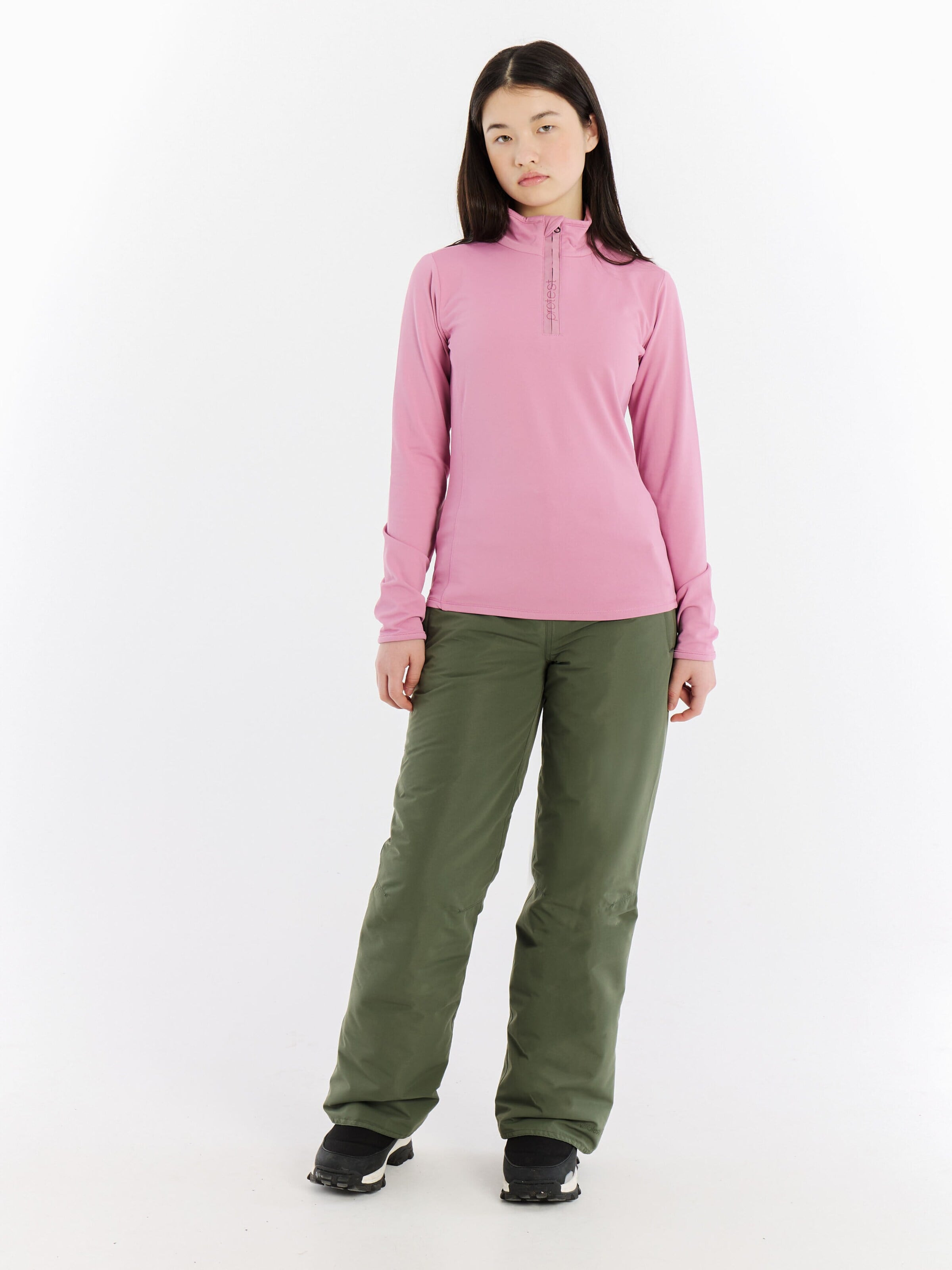 PROTEST Sportief sweatshirt 'REFABRIZOY JR' in Roze